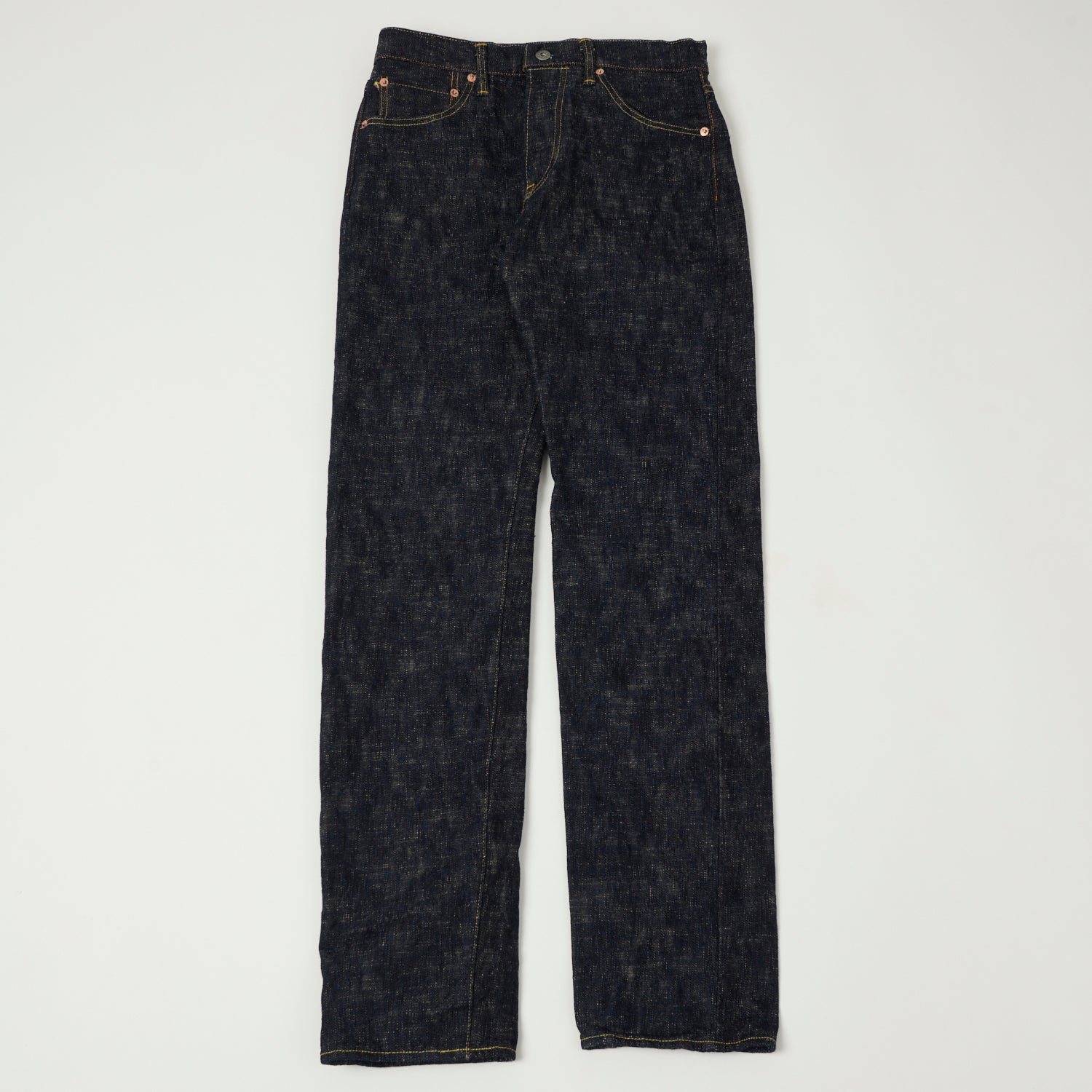 ONI Denim 246-Kasuri 17oz Relaxed Tapered Jean - One Wash