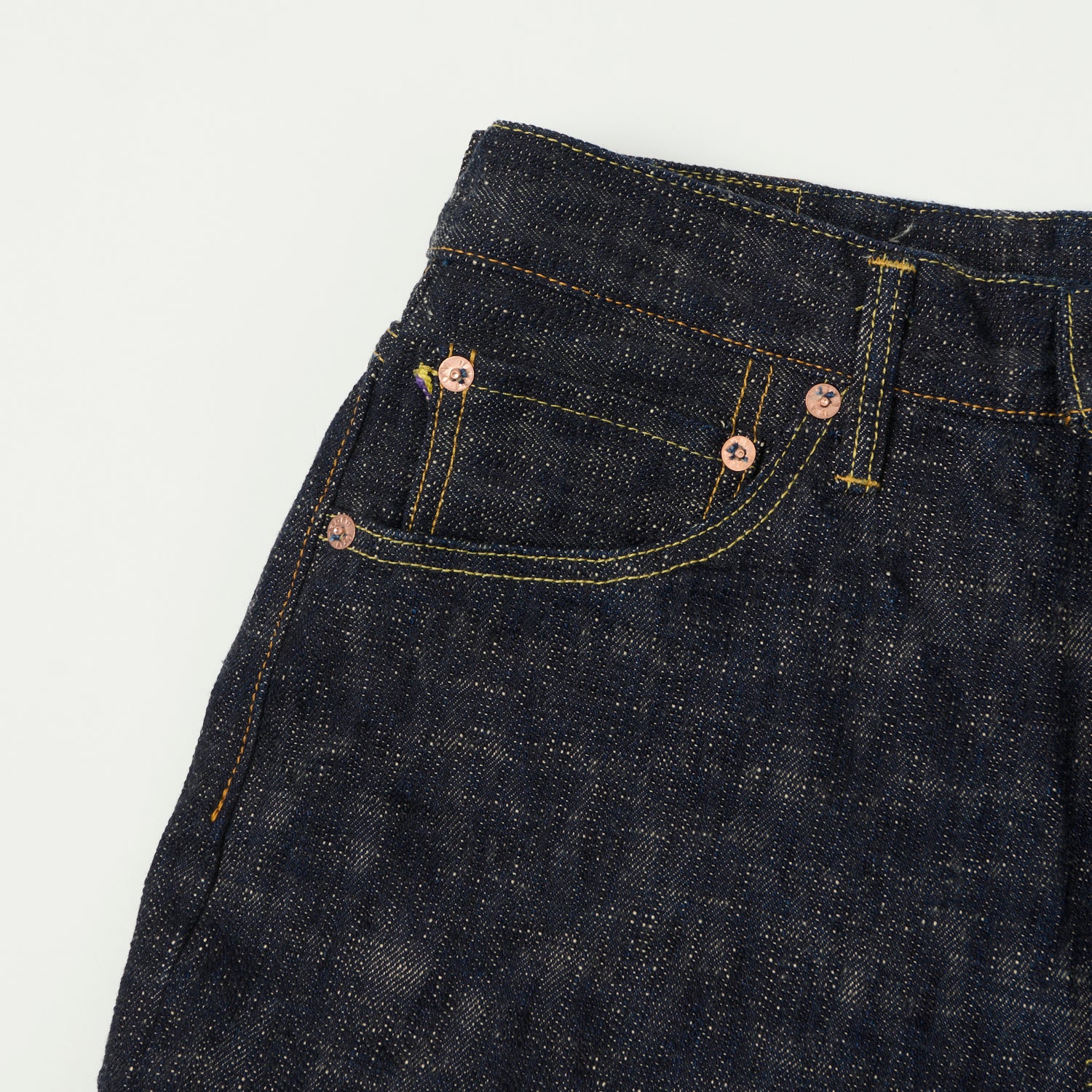 ONI Denim 246-Kasuri 17oz Relaxed Tapered Jean - One Wash