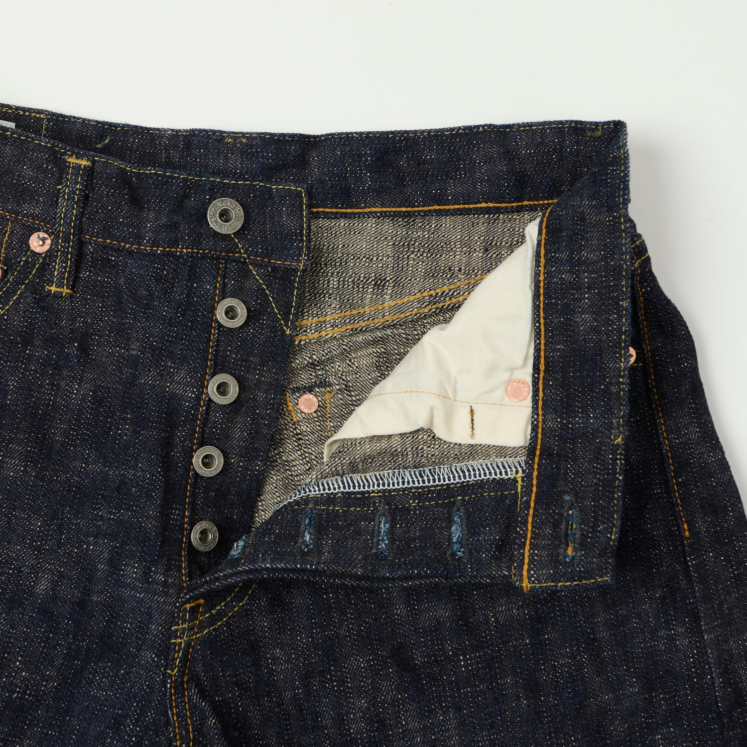 ONI Denim 246-Kasuri 17oz Relaxed Tapered Jean - One Wash