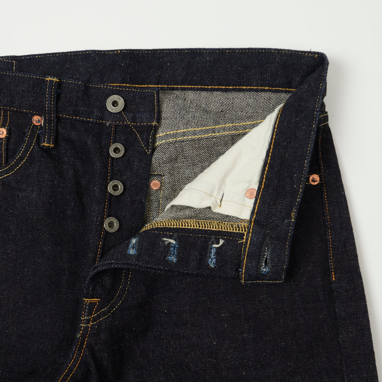 ONI Denim 246ZR-LT17G 17oz Low Tension Relaxed Tapered Jean - Dark Indigo One Wash