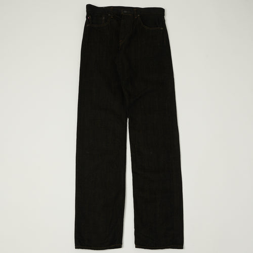 ONI Denim 246-BKOL 12.5oz Black x Olive Relaxed Tapered Jean - One Wash