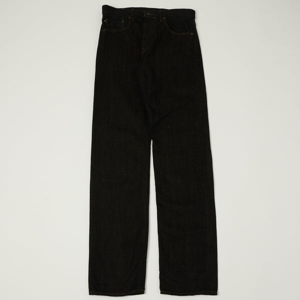 ONI 246-BKOL 12.5oz Black x Olive Relaxed Tapered Jean - One Wash