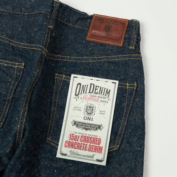 ONI 266-CCD Kabuki 'Crushed Concrete Denim' 15oz Regular Straight Jean - One Wash