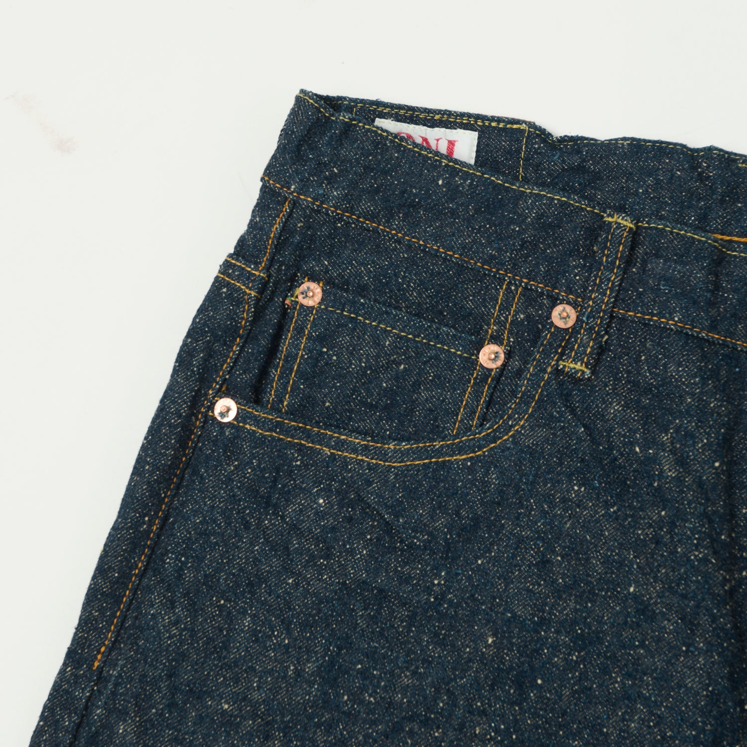 ONI Denim 266-CCD Kabuki 'Crushed Concrete Denim' 15oz Regular Straight Jean - One Wash