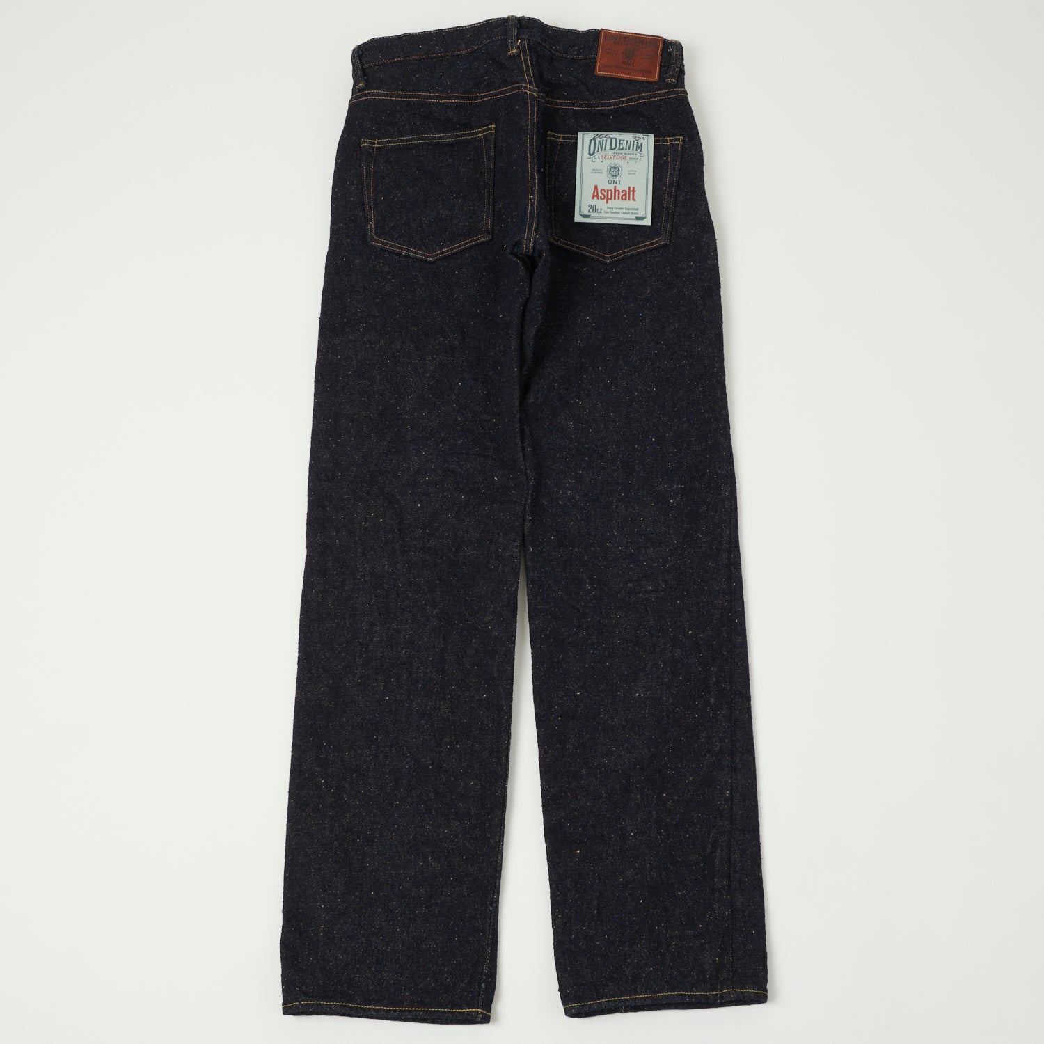 ONI Denim 266 'Asphalt' 20oz Wide Straight Jean - One Wash
