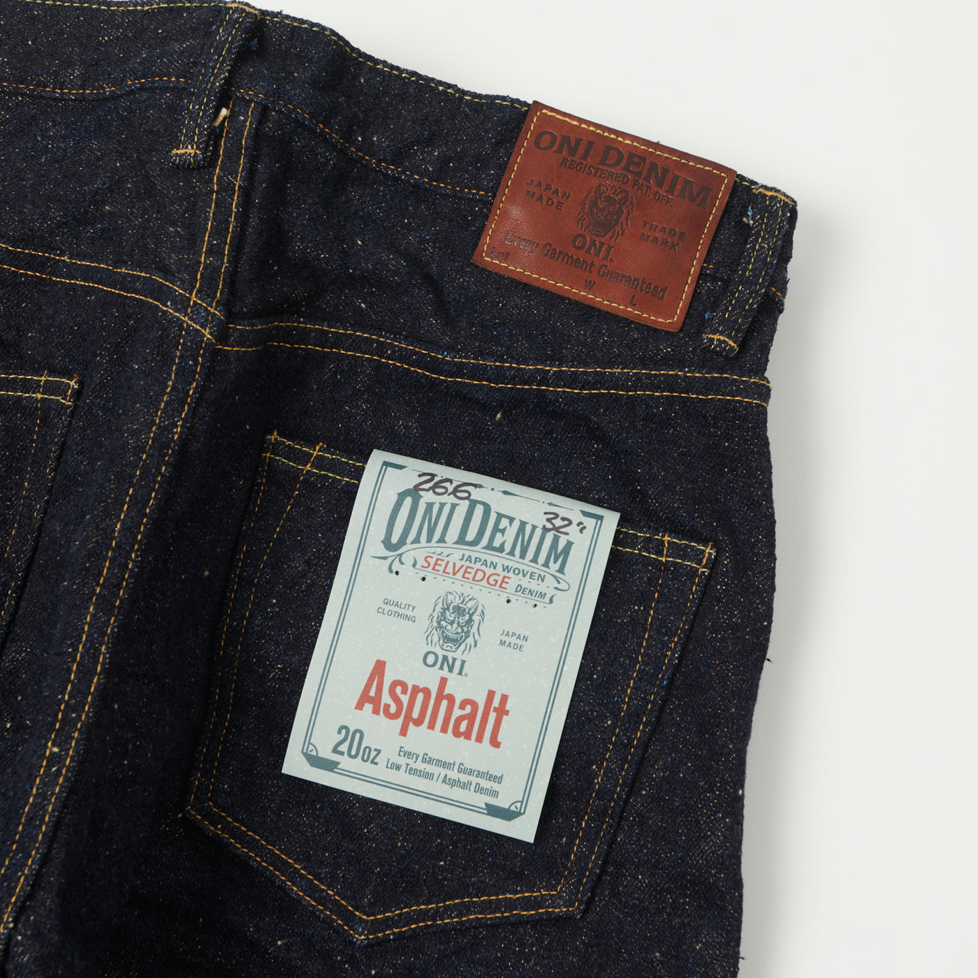 ONI 266 'Asphalt' 20oz Wide Straight Jean - One Wash | SON OF A STAG