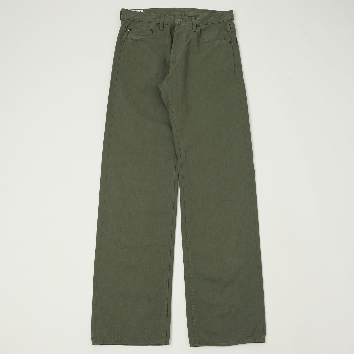 ONI Denim 266SVC-GOL Chino Cloth Regular Straight Jean - Grey/Olive