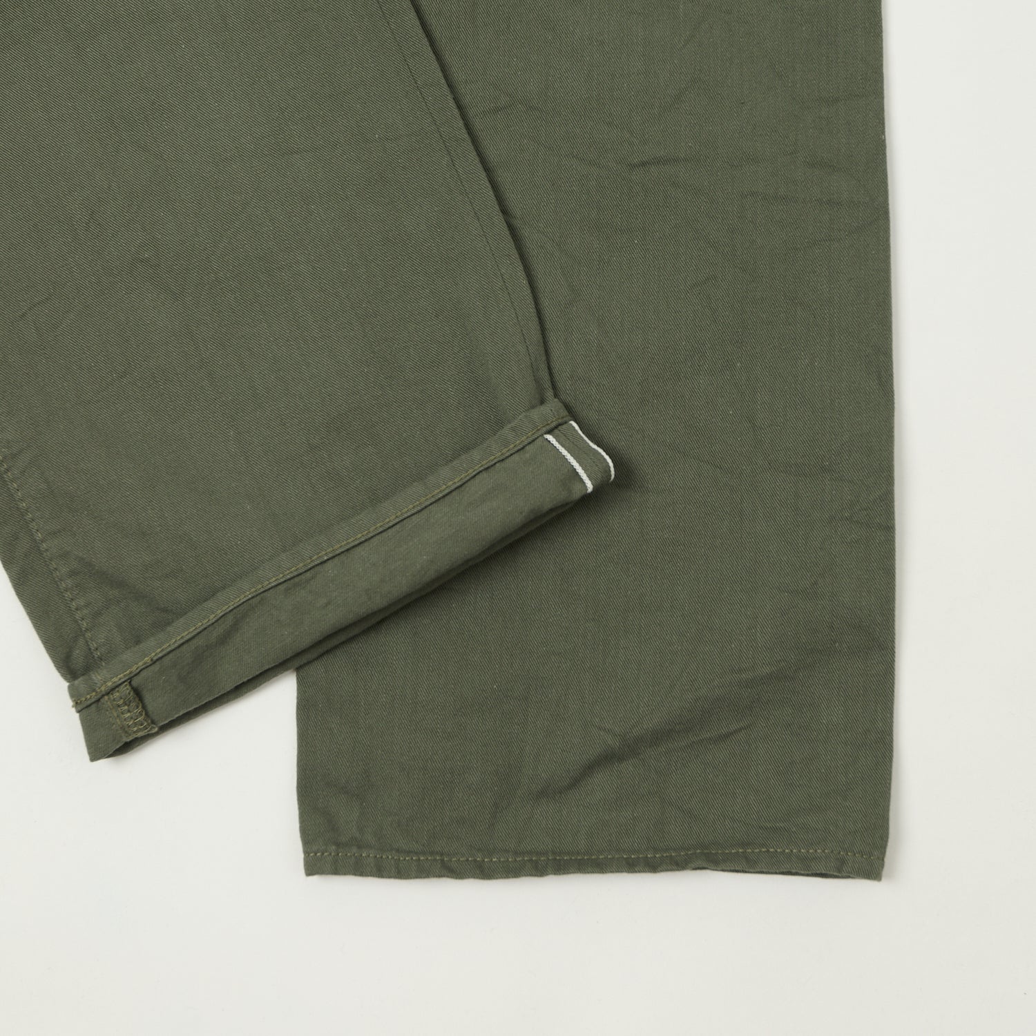 ONI Denim 266SVC-GOL Chino Cloth Regular Straight Jean - Grey/Olive