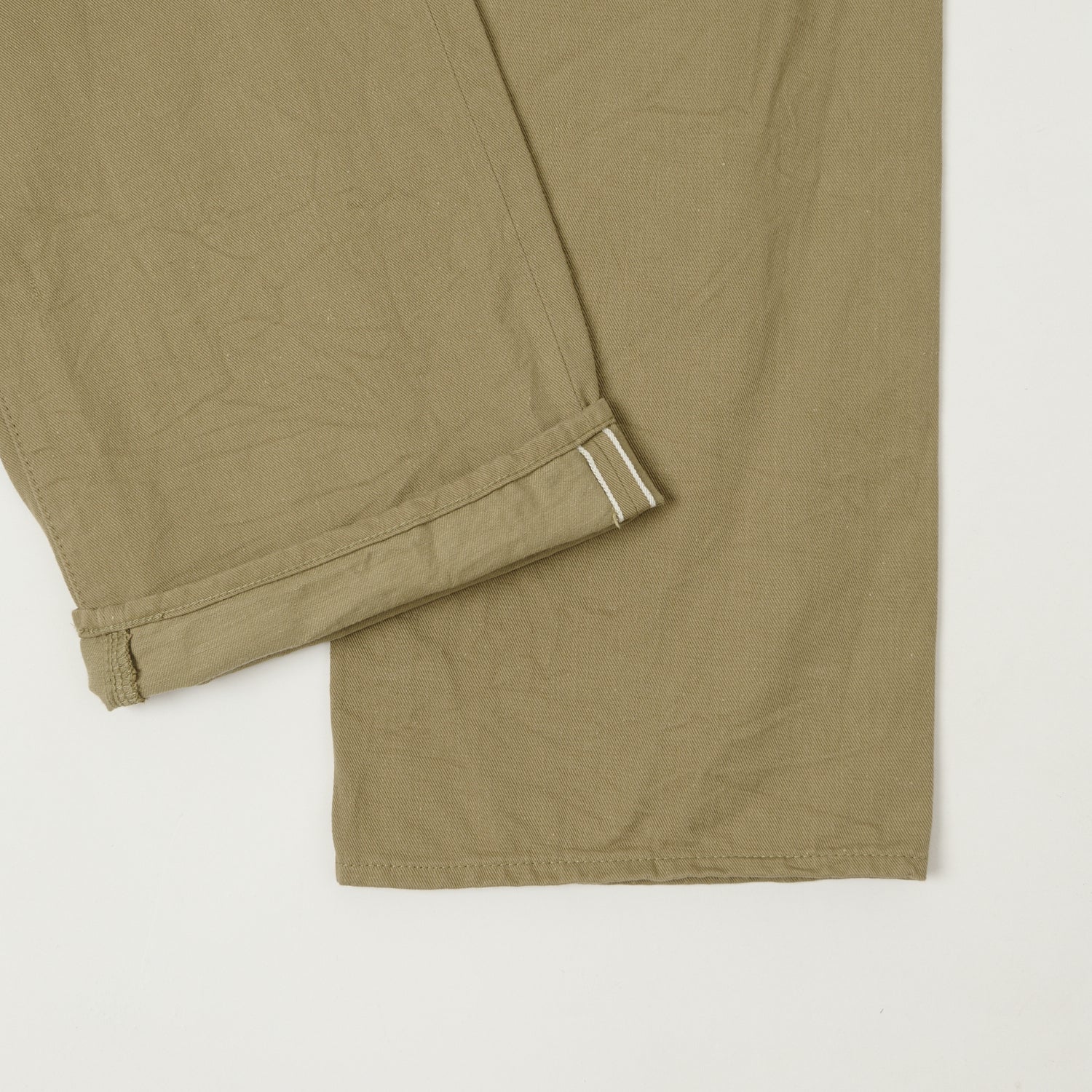 ONI Denim 266SVC-KHB Chino Cloth Regular Straight Jean - Khaki Beige