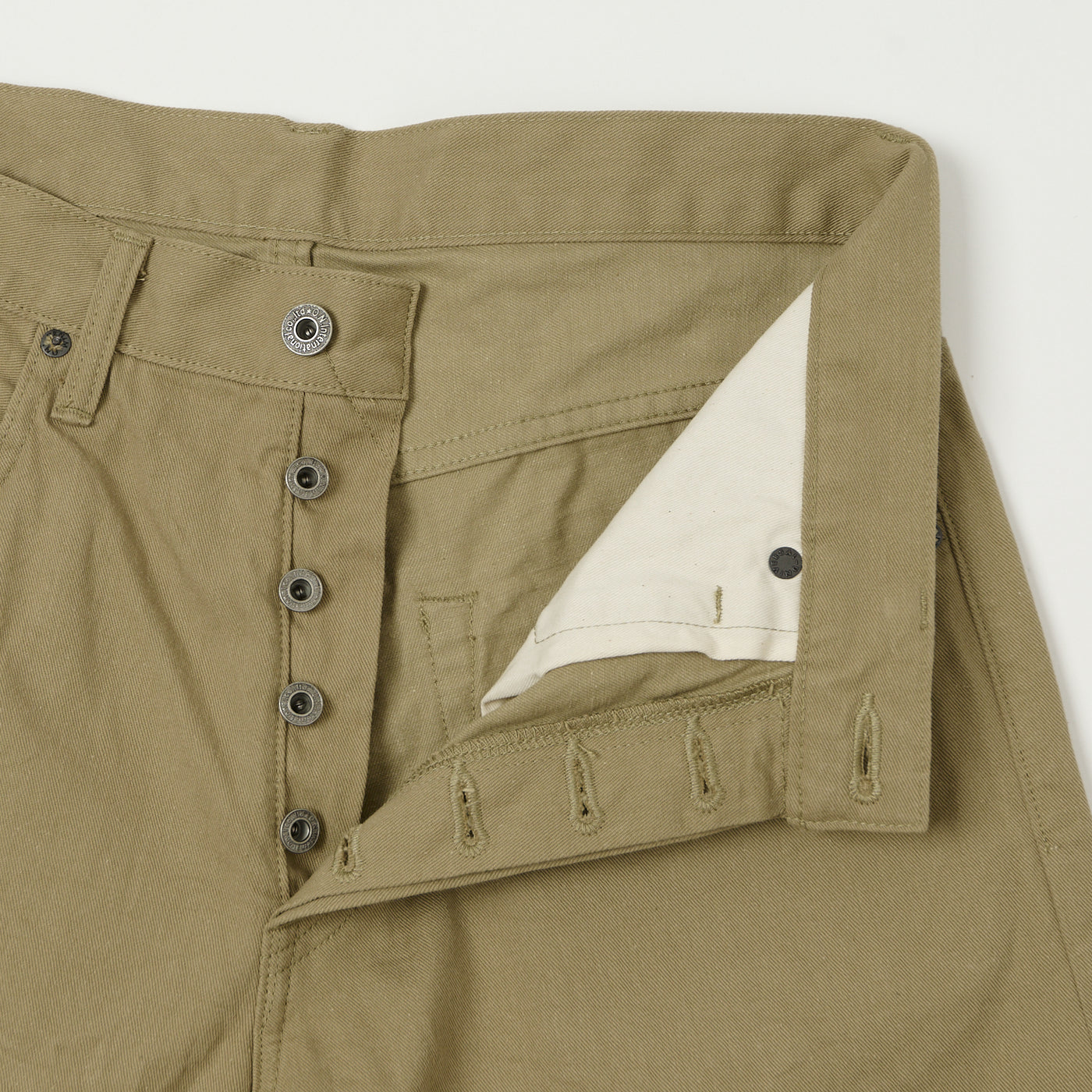 ONI Denim 266SVC-KHB Chino Cloth Regular Straight Jean