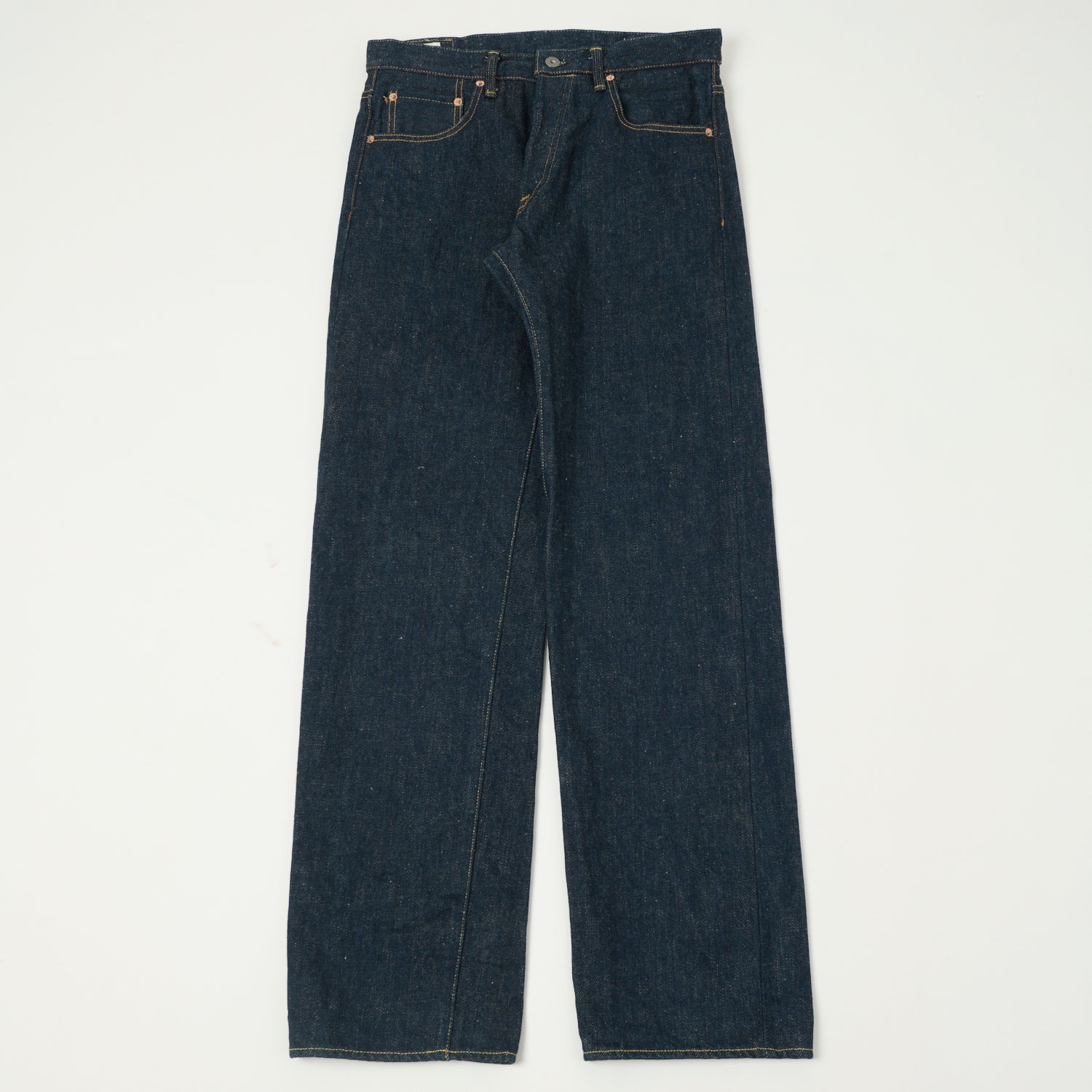 ONI Denim 266ZR-ECRU 'Secret Denim Ecru Weft' 20oz Wide Straight Jean - One Wash