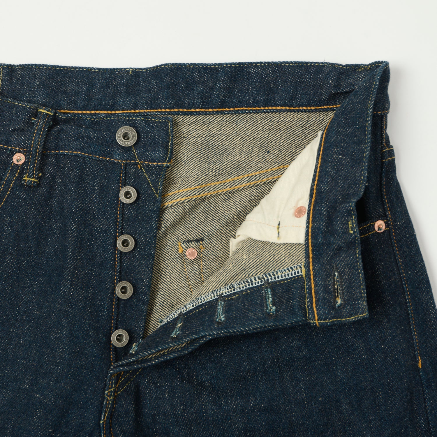 ONI Denim 266ZR-ECRU 'Secret Denim Ecru Weft' 20oz Wide Straight Jean - One Wash