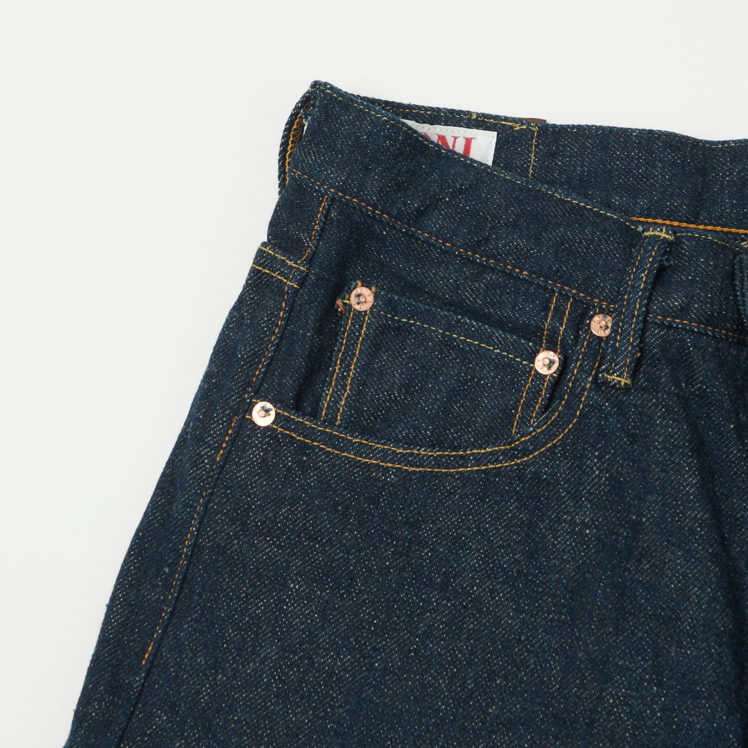 ONI Denim 266ZR-KABEG Secret Denim Kabuki Emi Wide Straight Jean - One Wash