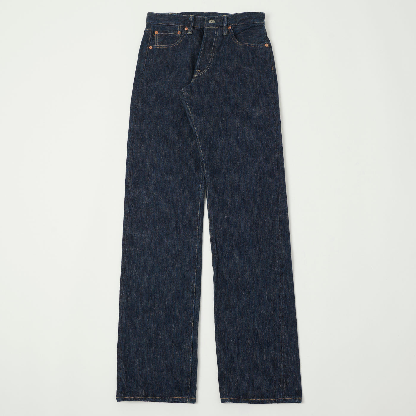 ONI Denim 266 Kase 16oz Natural Indigo 'Kabuki' Selvedge Wide Straight Jean - One Wash