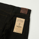 ONI 246-BKOL 12.5oz Black x Olive Relaxed Tapered Jean - One Wash