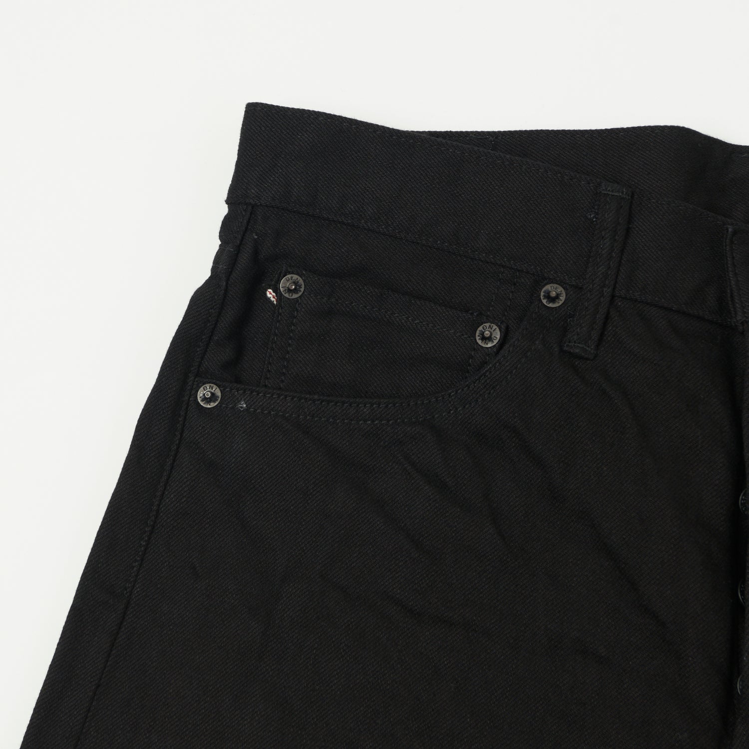 ONI Denim 286-13BK 13oz Regular Straight Jean - Black One Wash
