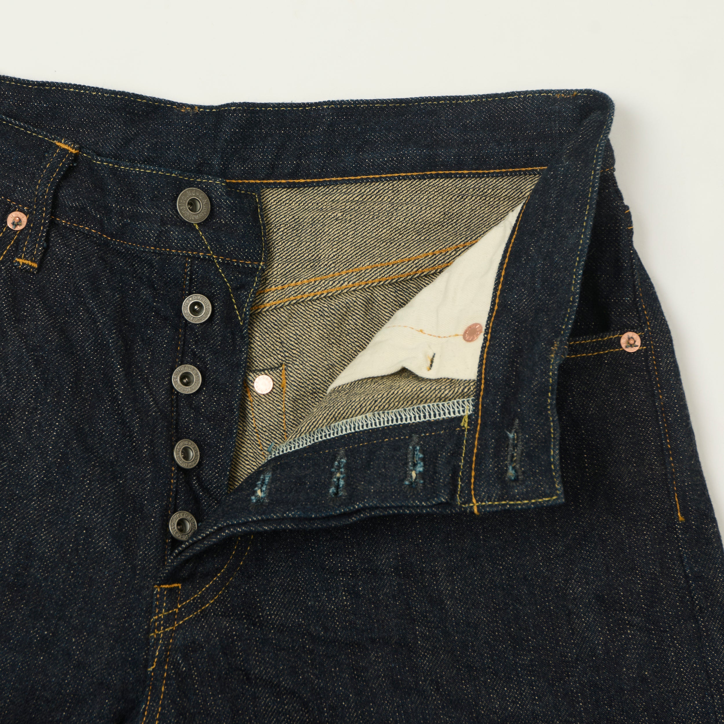 ONI Denim 288-GC15 Green Cast 15oz Regular Straight Jean - One Wash