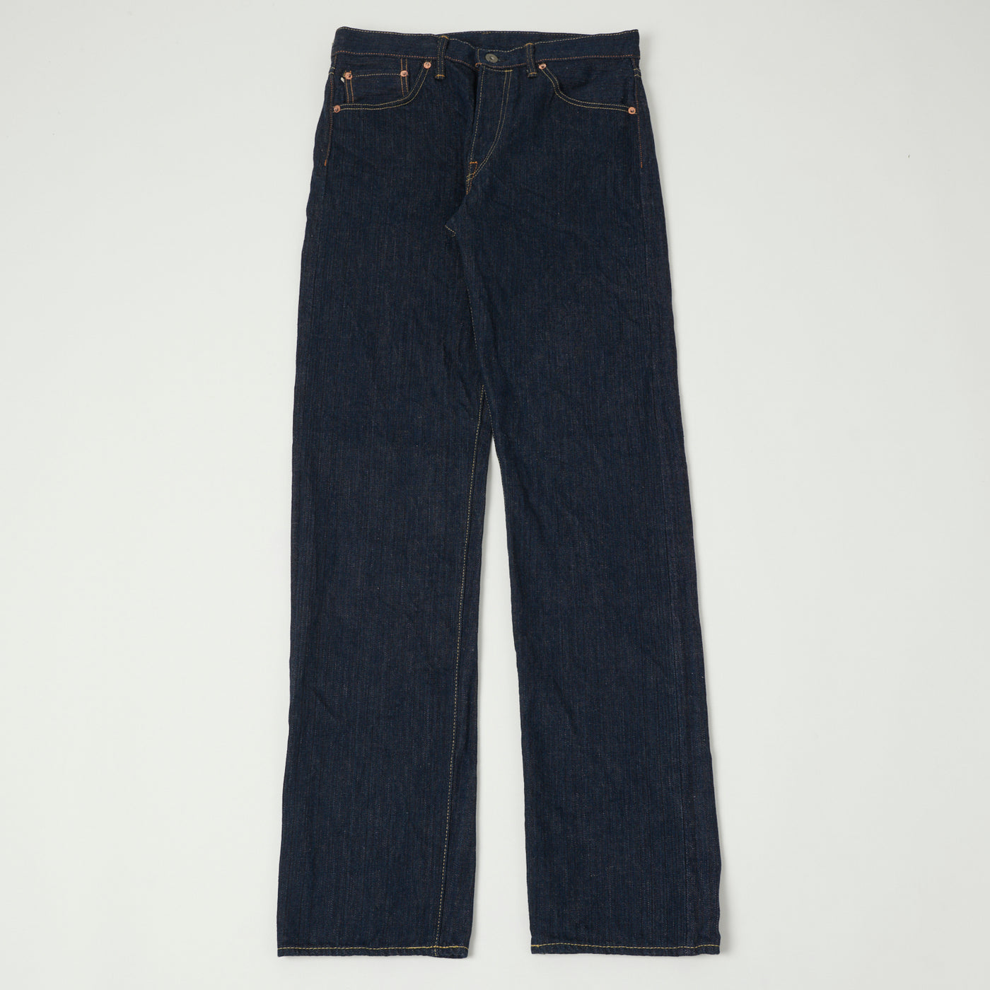 ONI Denim 288-Kiwami Natural Indigo 16oz Loose Straight Jean - One Wash