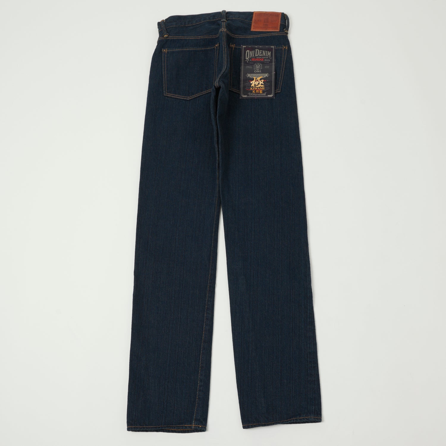 ONI Denim 510SHM 'Kiwami' Semi Hand Made 16oz Natural Indigo Slim Straight Jean - One Wash