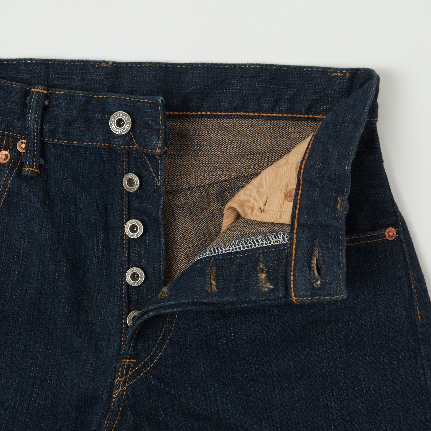 ONI Denim 510SHM 'Kiwami' Semi Hand Made 16oz Natural Indigo Slim Straight Jean - One Wash