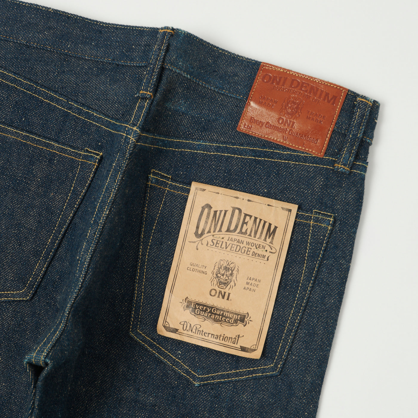 ONI Denim 527ZR Secret Denim 20oz Slim Straight Jean - Raw