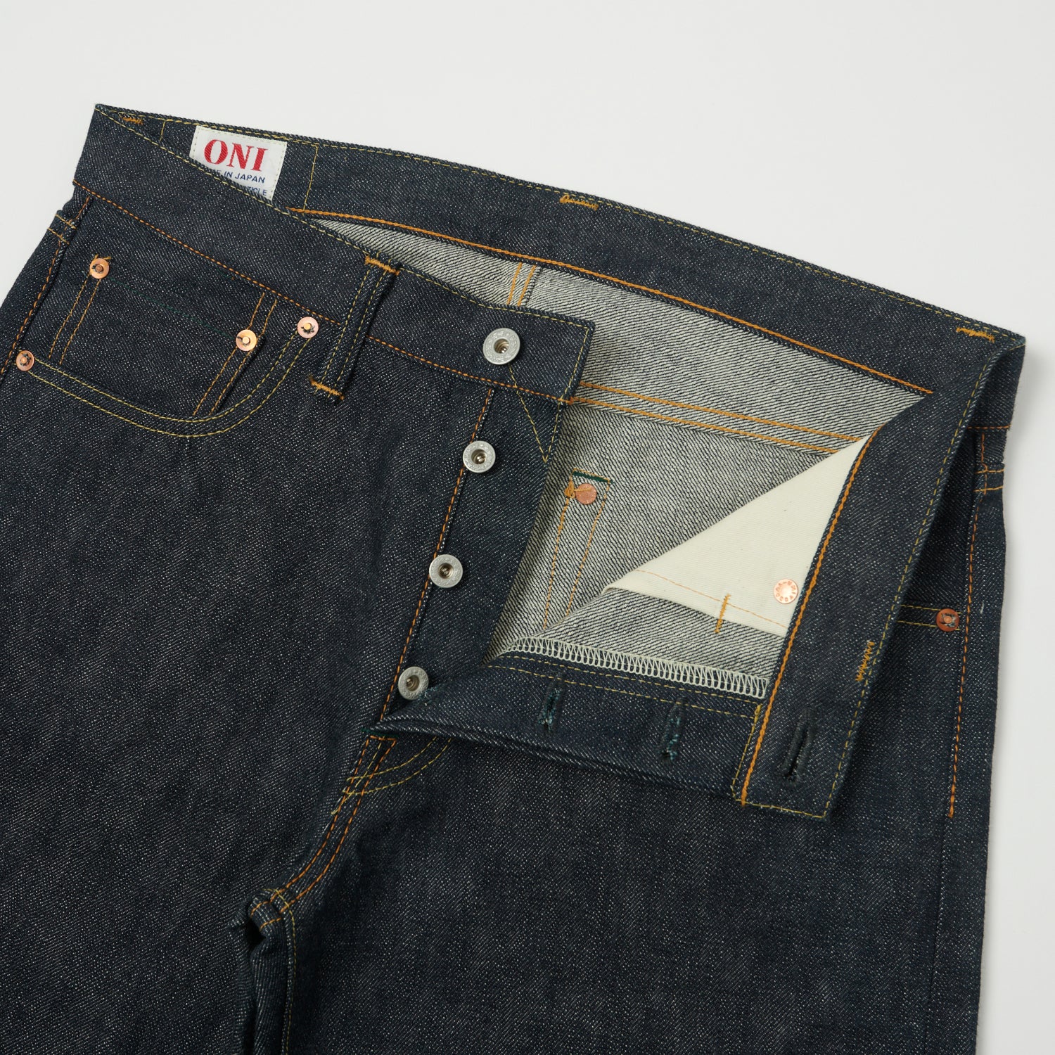 鬼デニム ONI-552 サイズ30 ONI Denim 552 14.5oz Slim Straight Jean
