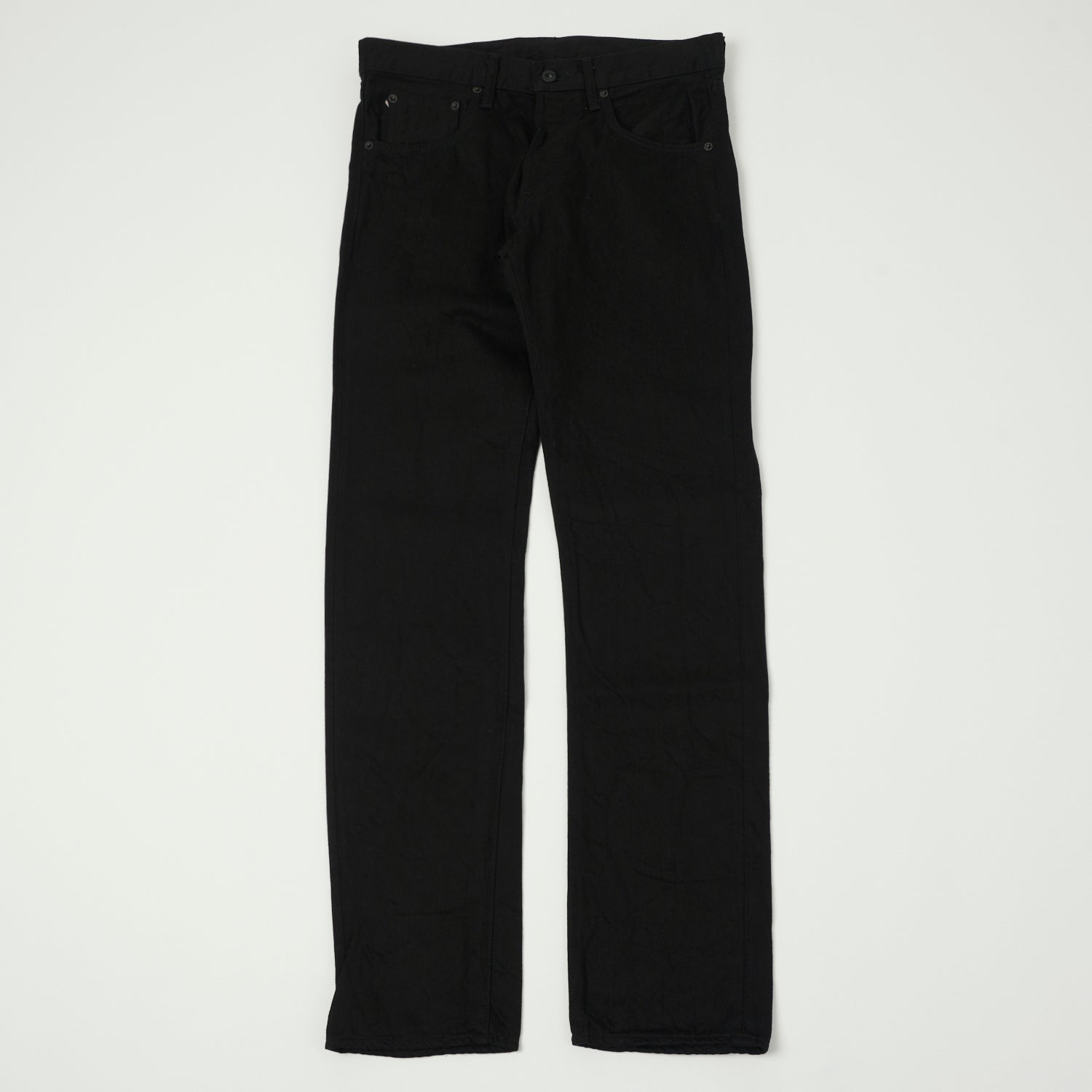 ONI Denim 566-13BK 13oz Straight Jean - Black One Wash