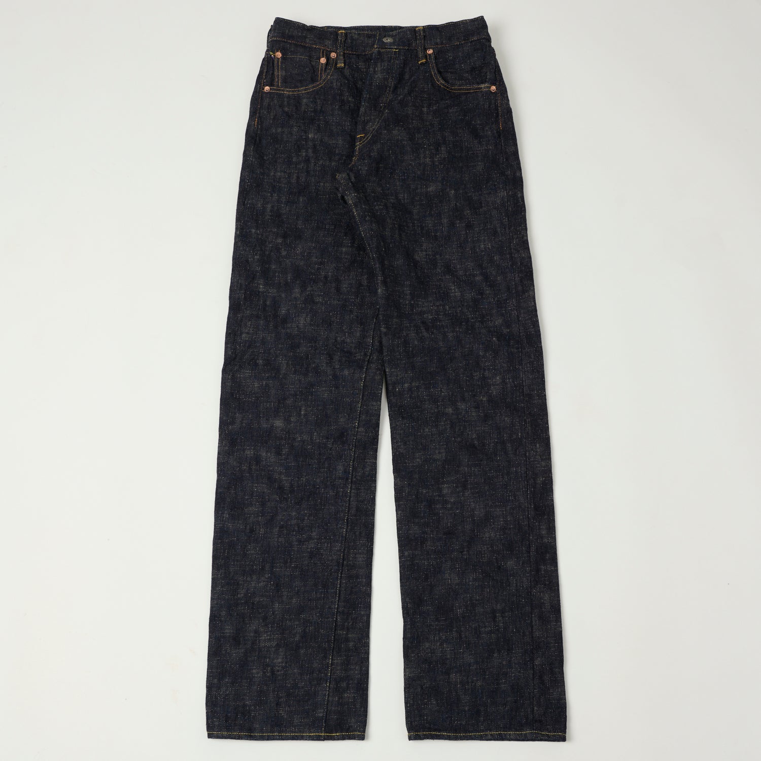 ONI Denim 595-Kasuri 17oz Regular Straight Jean - One Wash