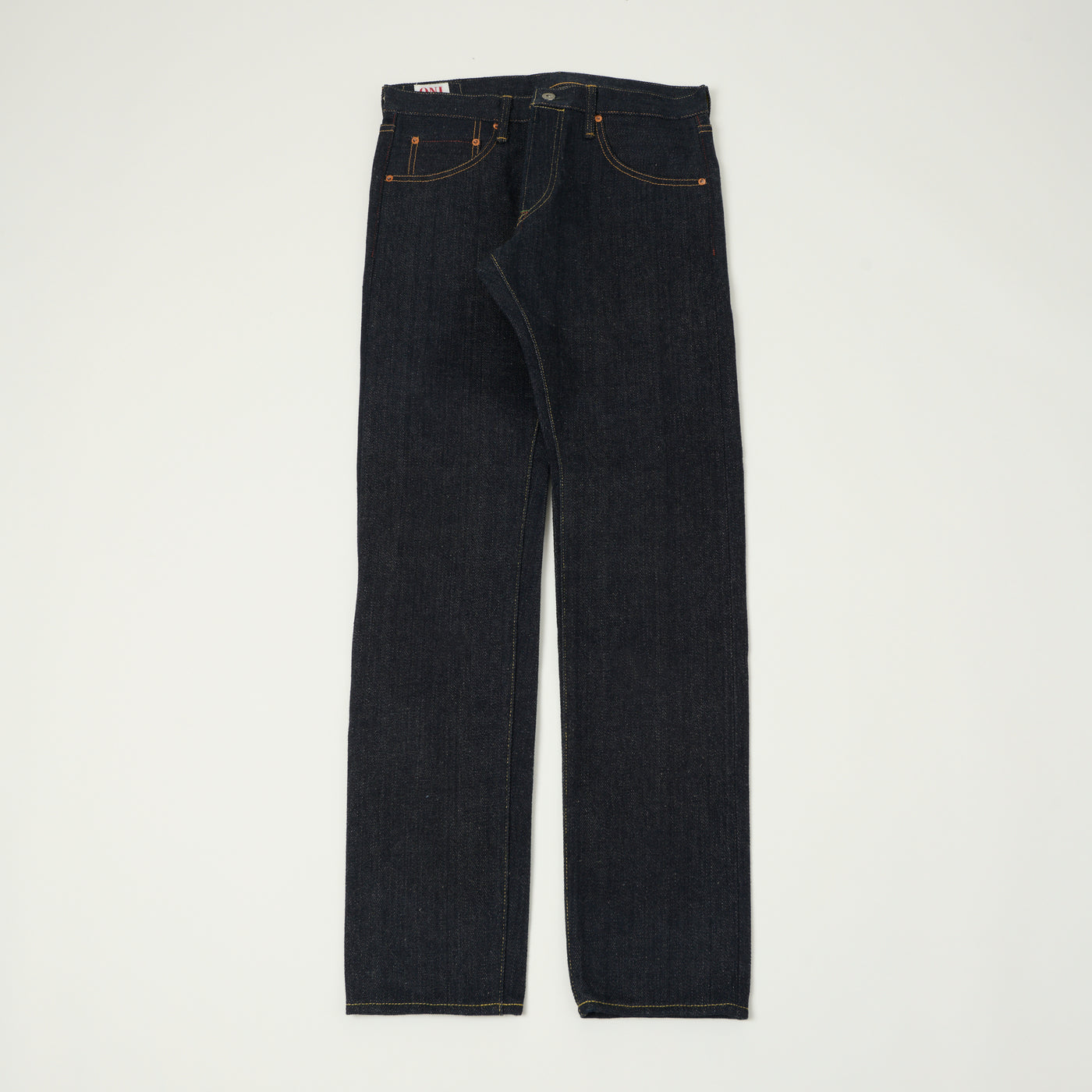ONI Denim 622 22oz Natural Indigo 'Kabuki' Regular Tapered Jean - Raw
