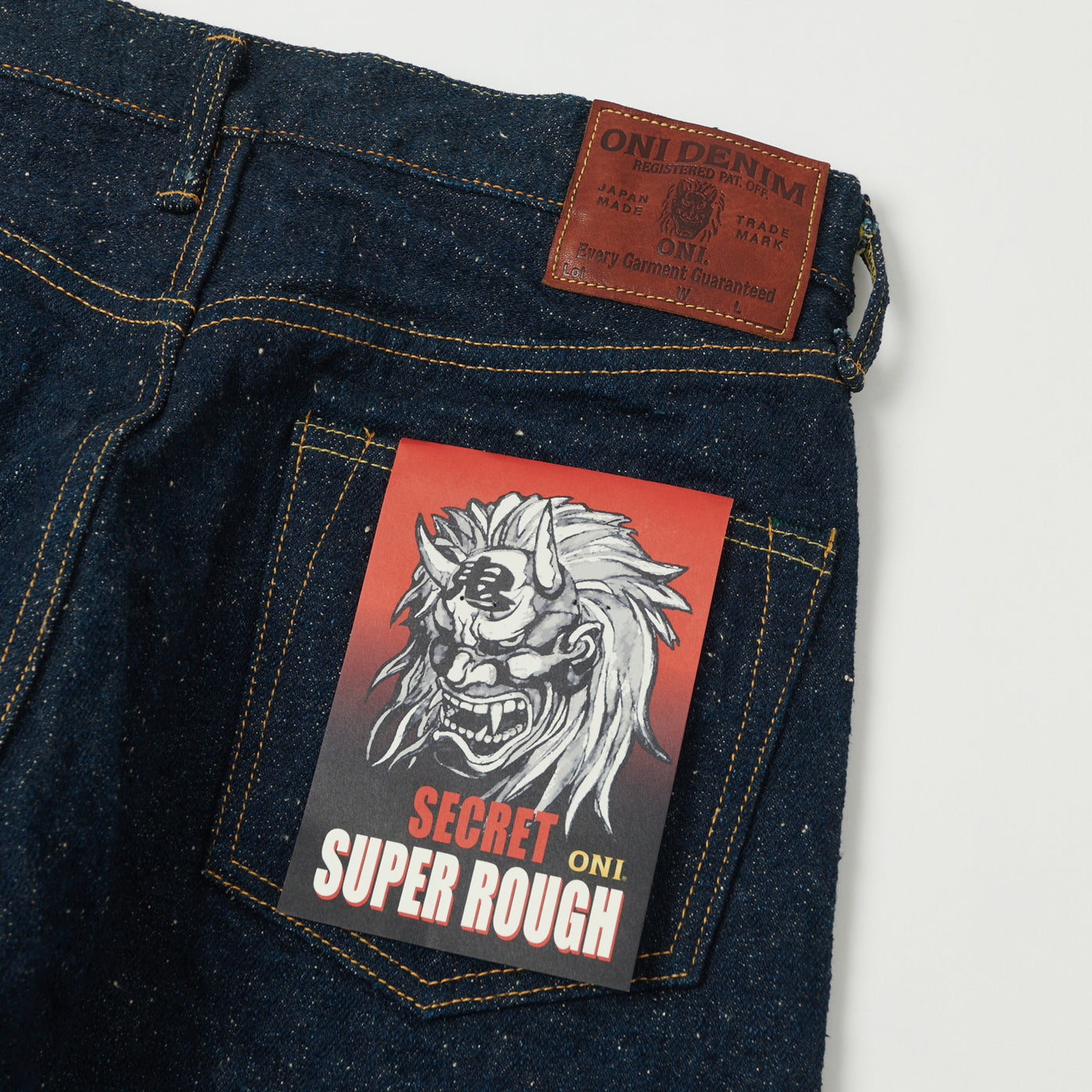 ONI Denim 622-SESR 'Secret Super Rough Denim' 20oz Regular Tapered Jean - One Wash