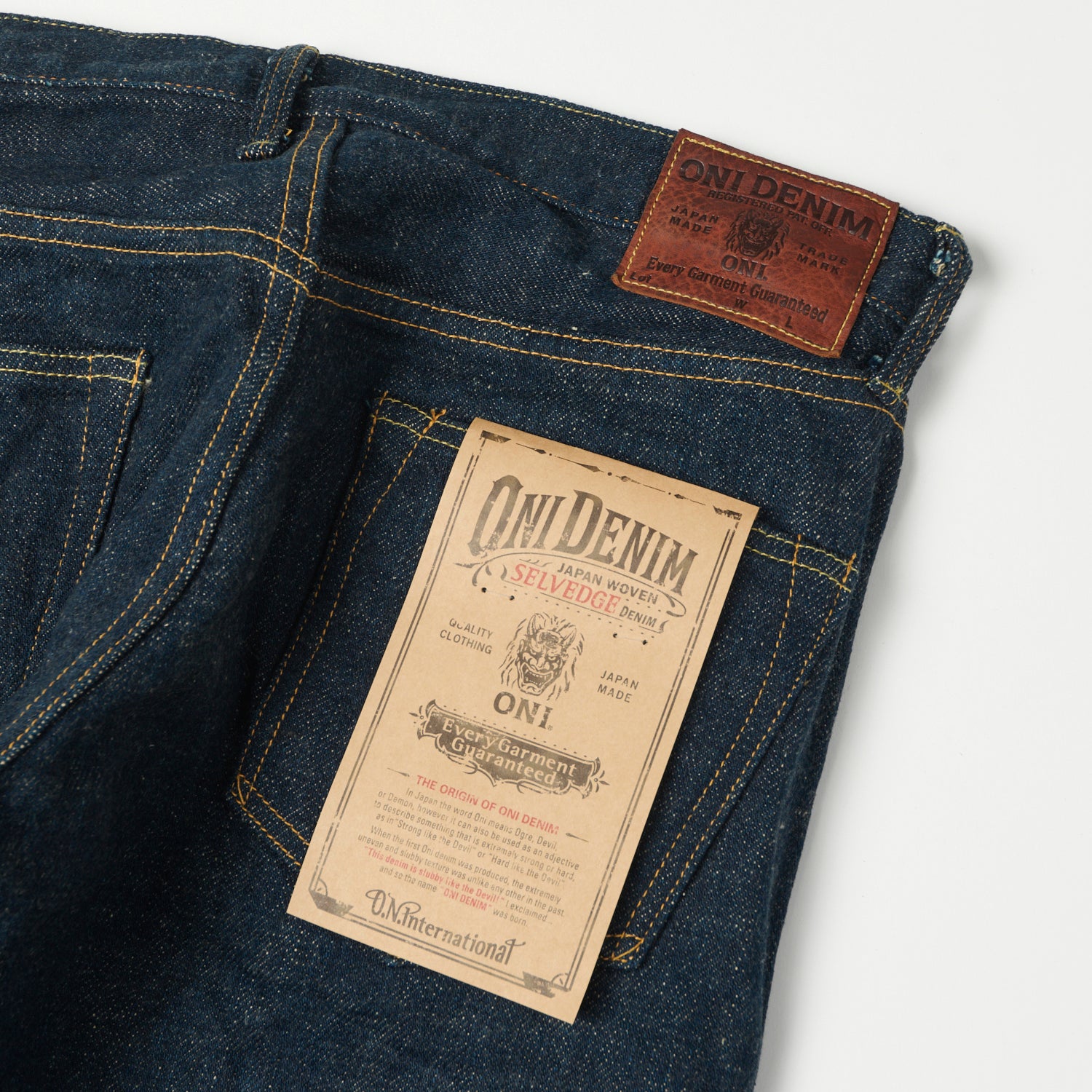 ONI Denim 622ZR-KABEG Secret Denim Kabuki Emi Relaxed Tapered Jean