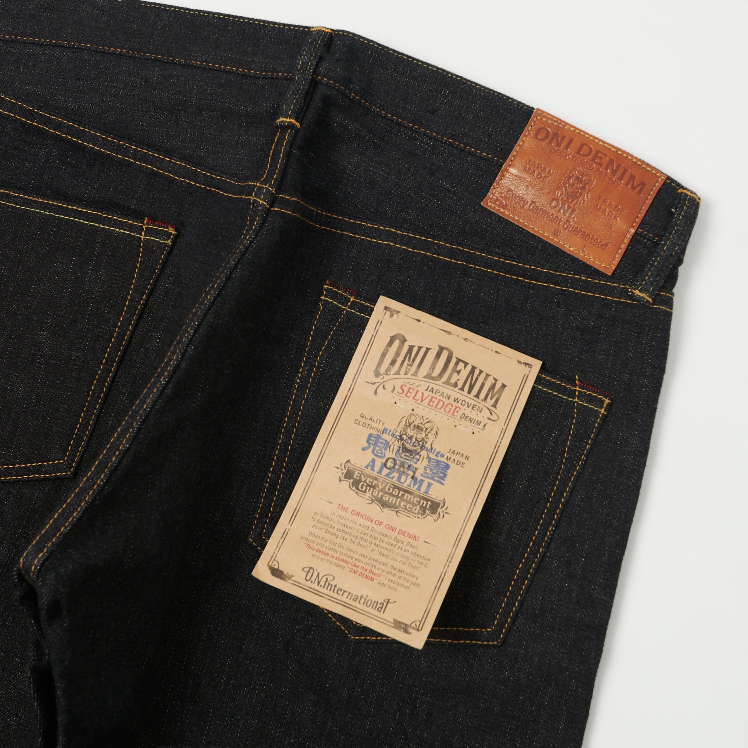 ONI Denim 622 Aizumi 16oz Regular Tapered Jean - One Wash