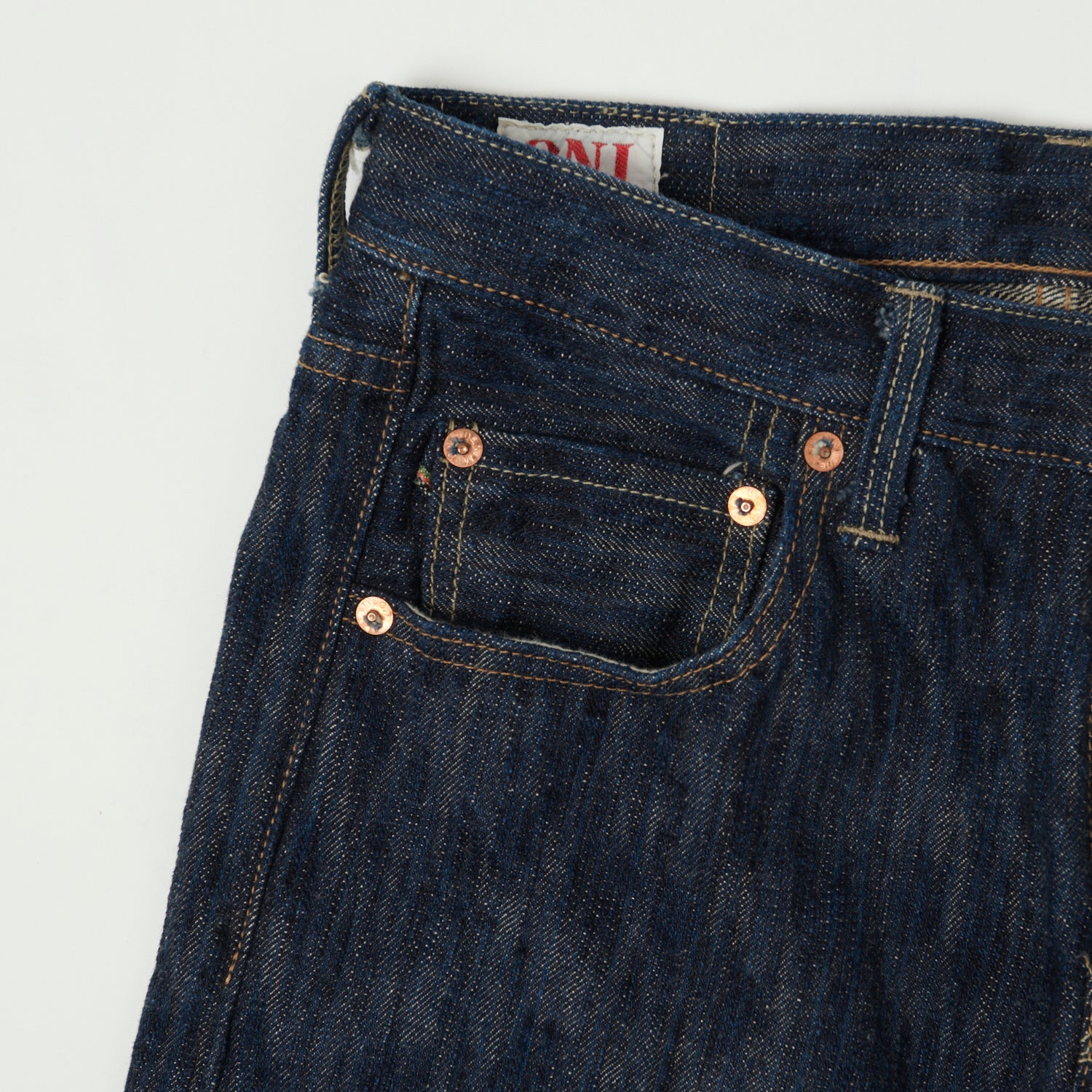 ONI Denim 632 Kase 16oz Natural Indigo 'Kabuki' Regular Tapered Jean - One Wash