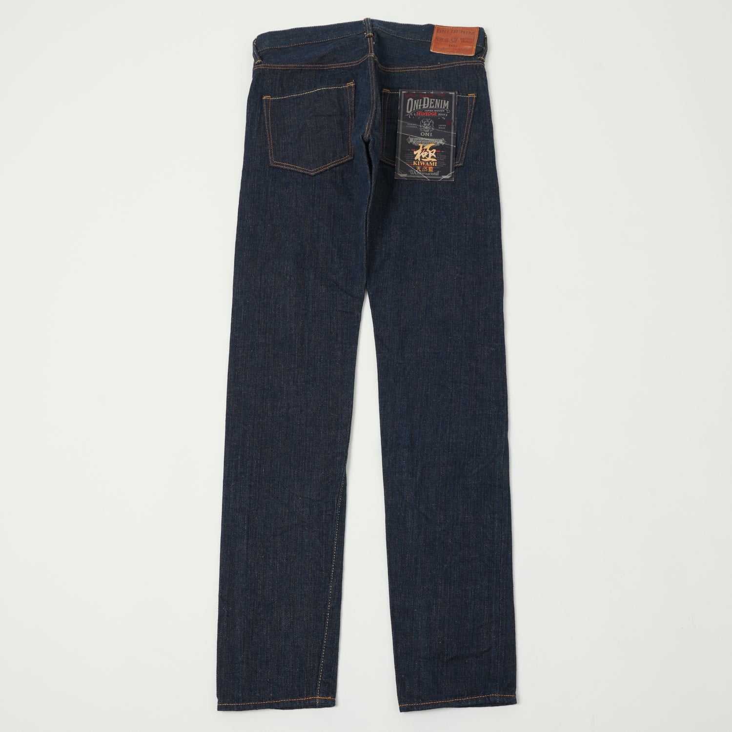 ONI Denim 640 'Kiwami' Semi Hand Made 16oz Natural Indigo Slim Tapered Jean - One Wash