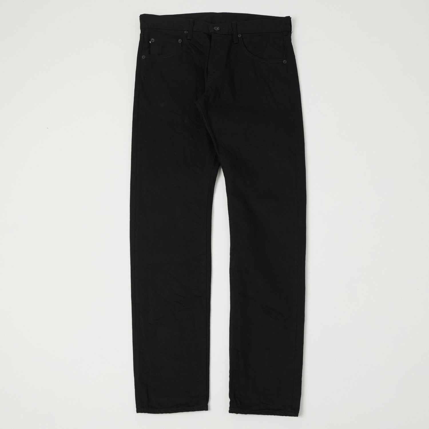 ONI Denim 642-13BK 13oz Regular Tapered Jean - Black One Wash