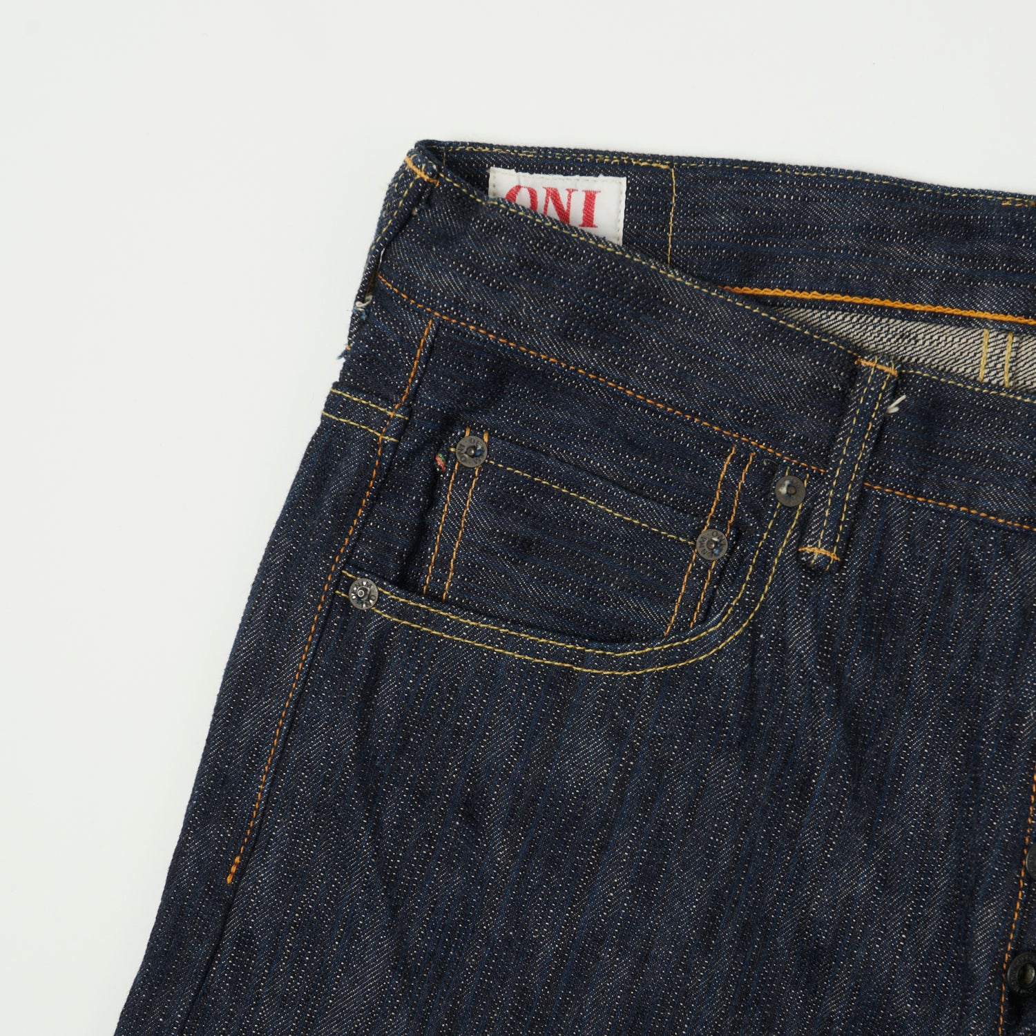 ONI Denim 642NIKHN 'Kihannen' Natural Indigo 18oz Regular Tapered Jean - One Wash