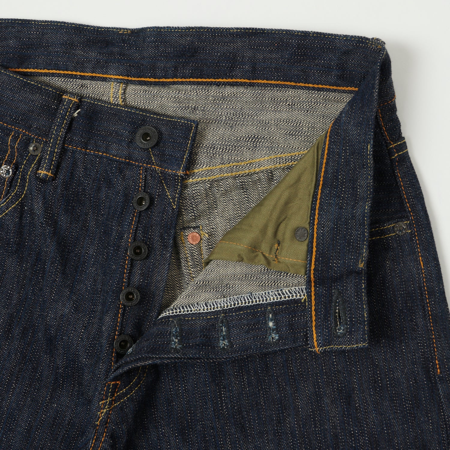 ONI Denim 642NIKHN 'Kihannen' Natural Indigo 18oz Regular Tapered Jean - One Wash