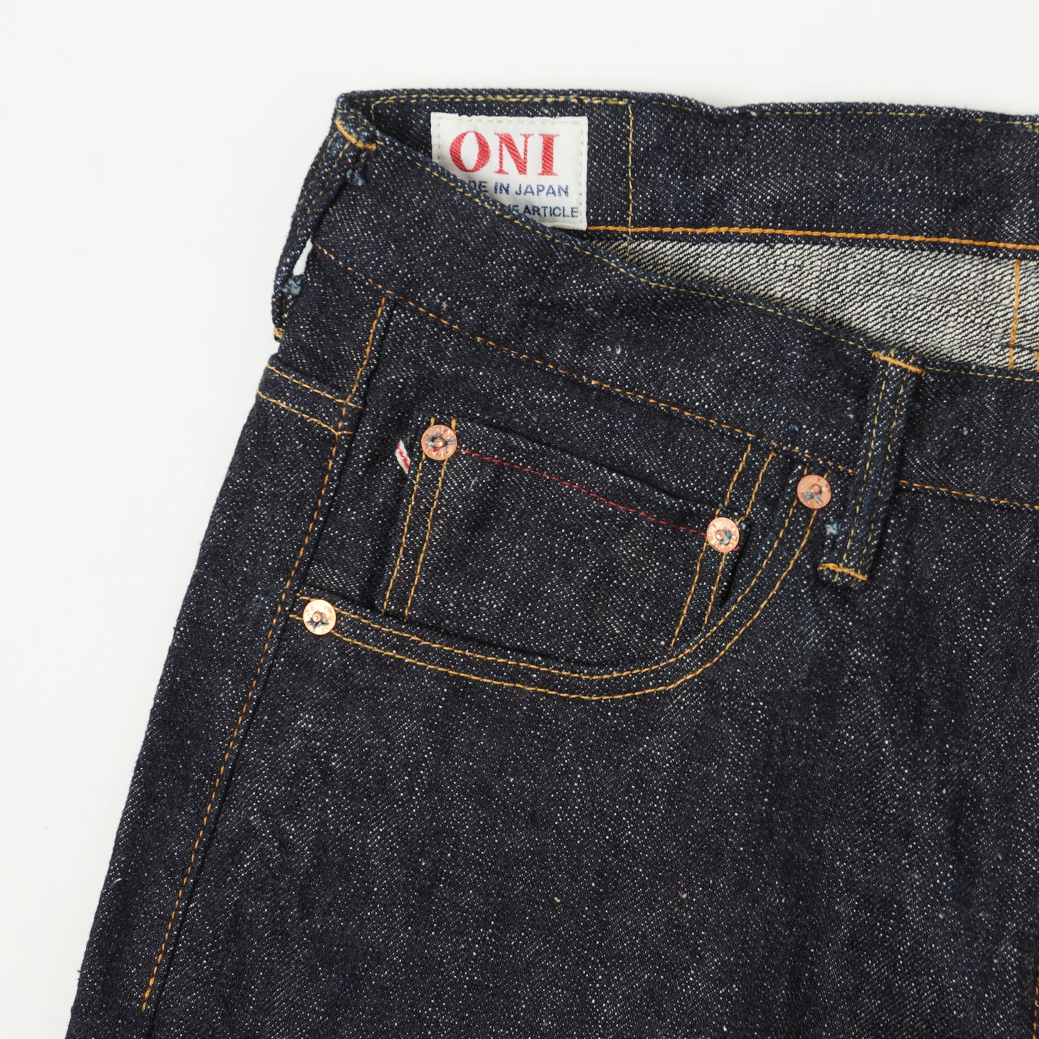ONI Denim 669XX 16.5oz Regular Tapered Jean - One Wash