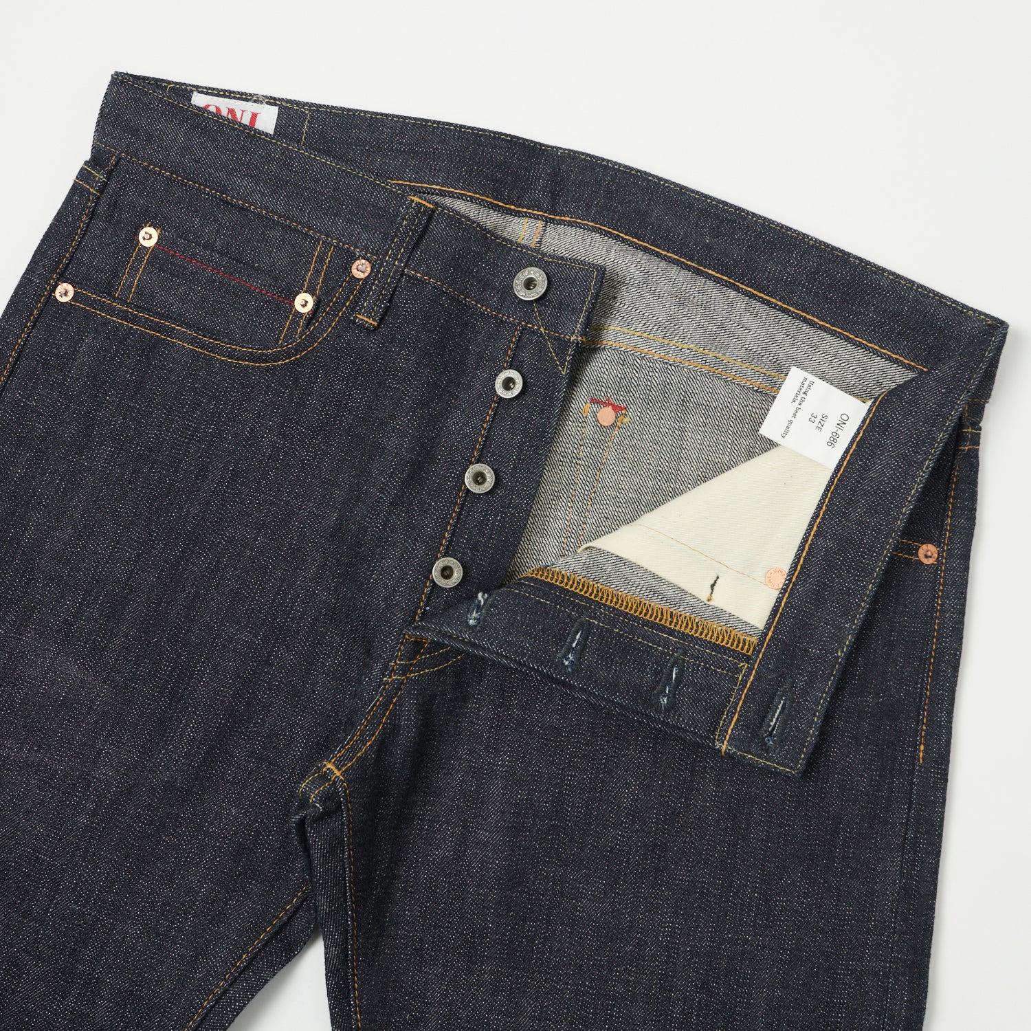 ONI Denim 686 14oz Slim Tapered Jean - Raw