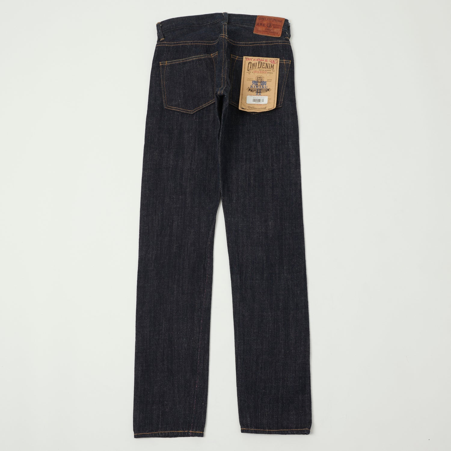 ONI Denim 689 Kiraku II 12oz Natural Indigo Slim Tapered Jean