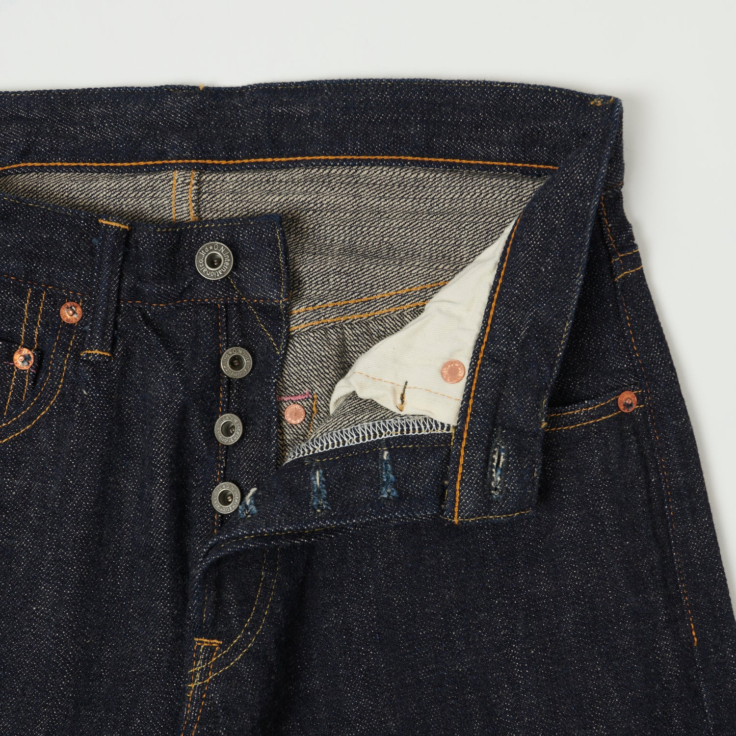 ONI Denim 689 Kiraku II 12oz Natural Indigo Slim Tapered Jean