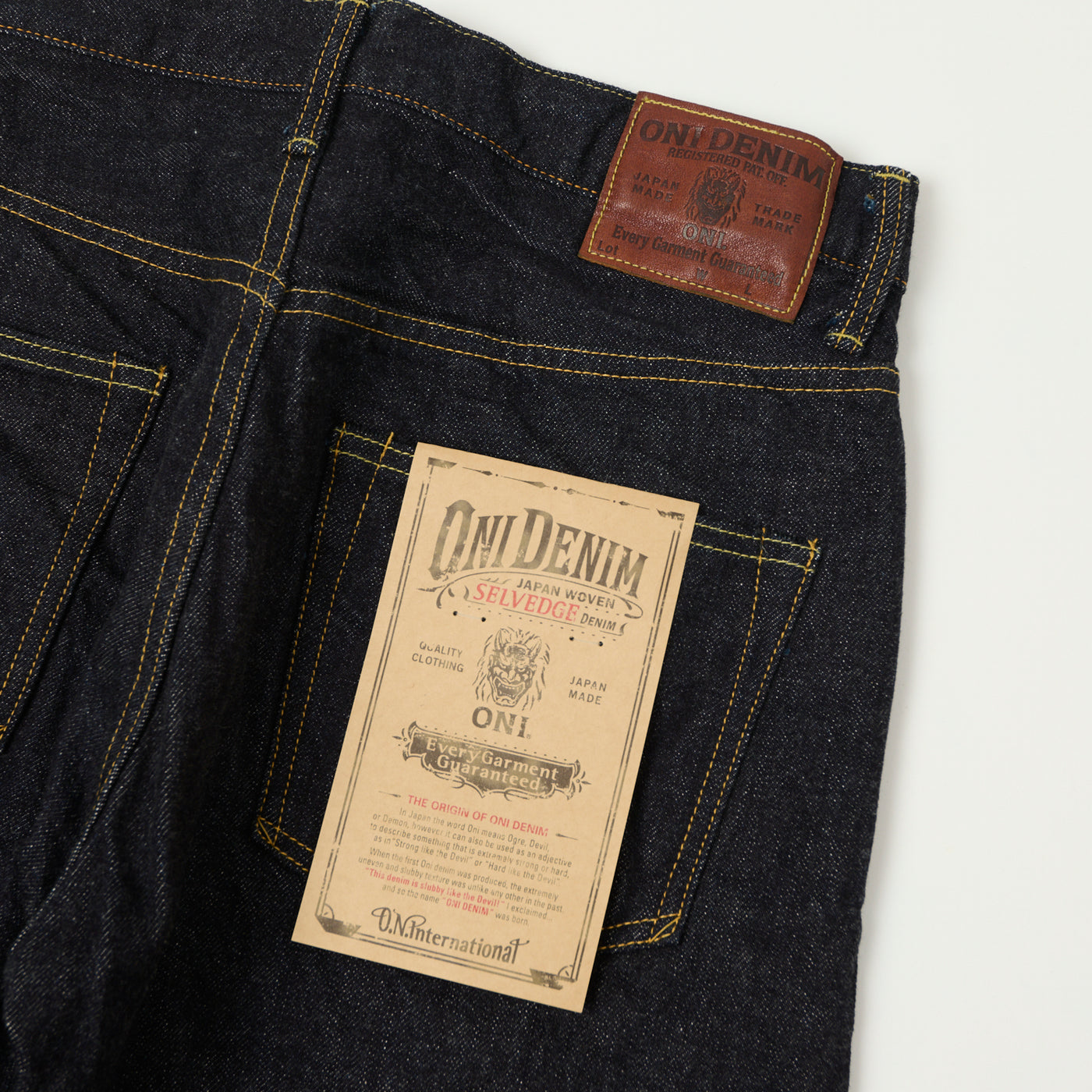 ONI Denim 266 15oz Wide Straight Jean - One Wash