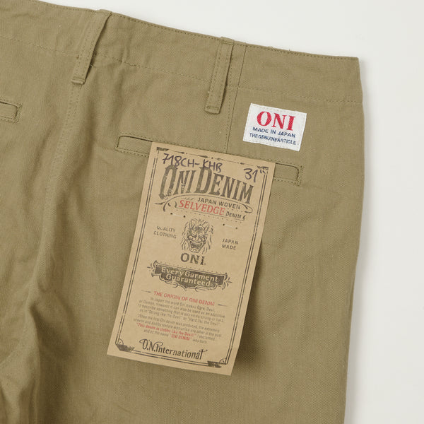 ONI Denim 718CH-KHB Regular Straight Chino - Khaki Beige