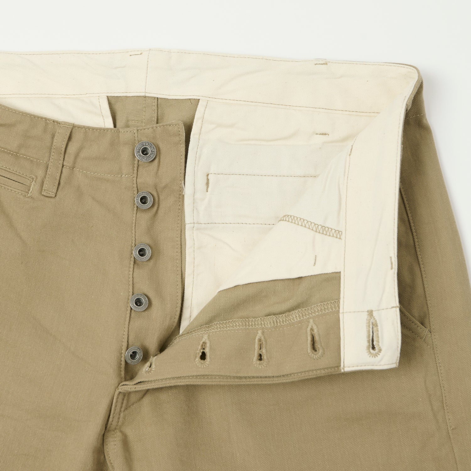 ONI Denim 737-SVC-KHB 9.5oz Selvedge Chino - Beige