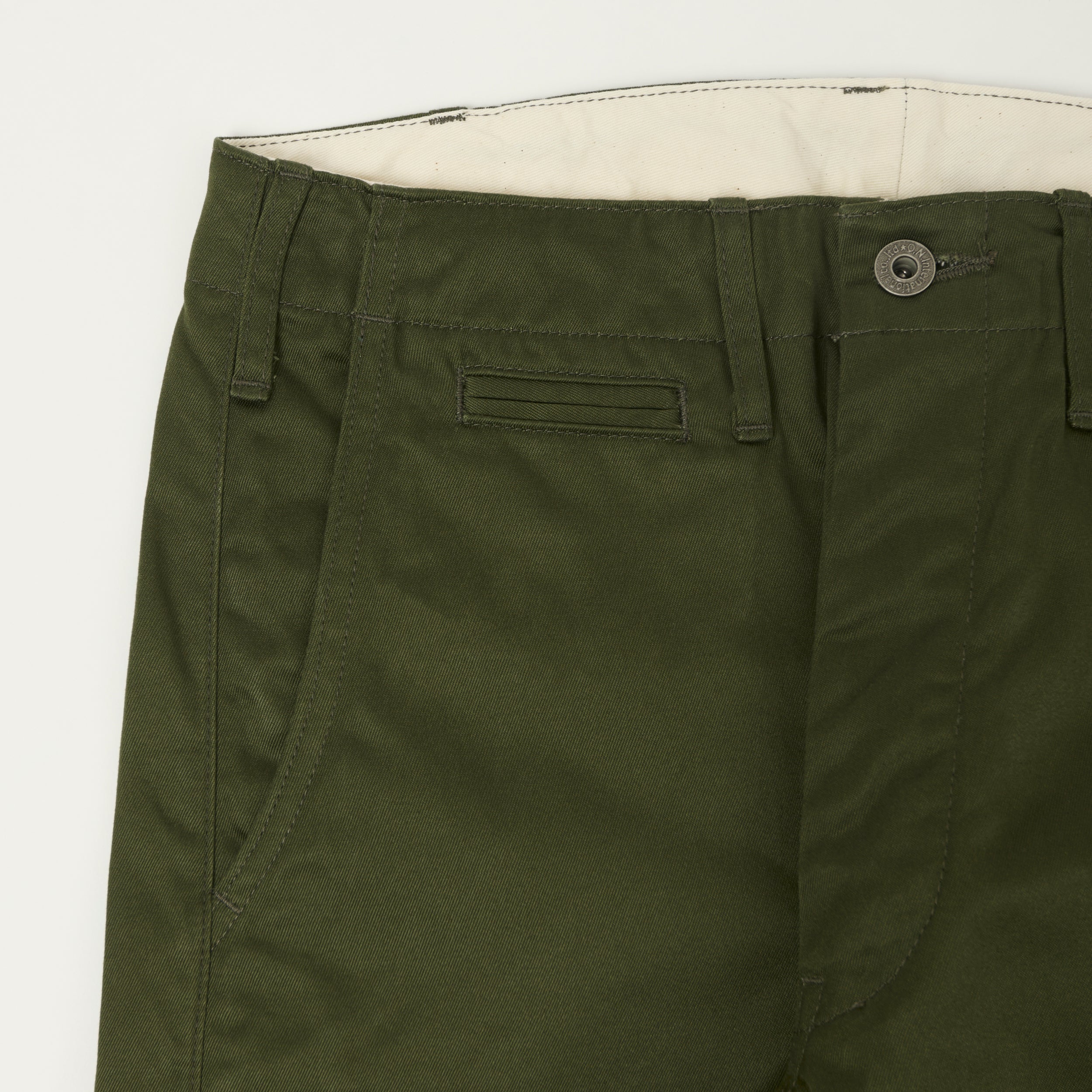 ONI Denim 747-WP Slim Straight 'West Point' Chino - Olive – SON OF