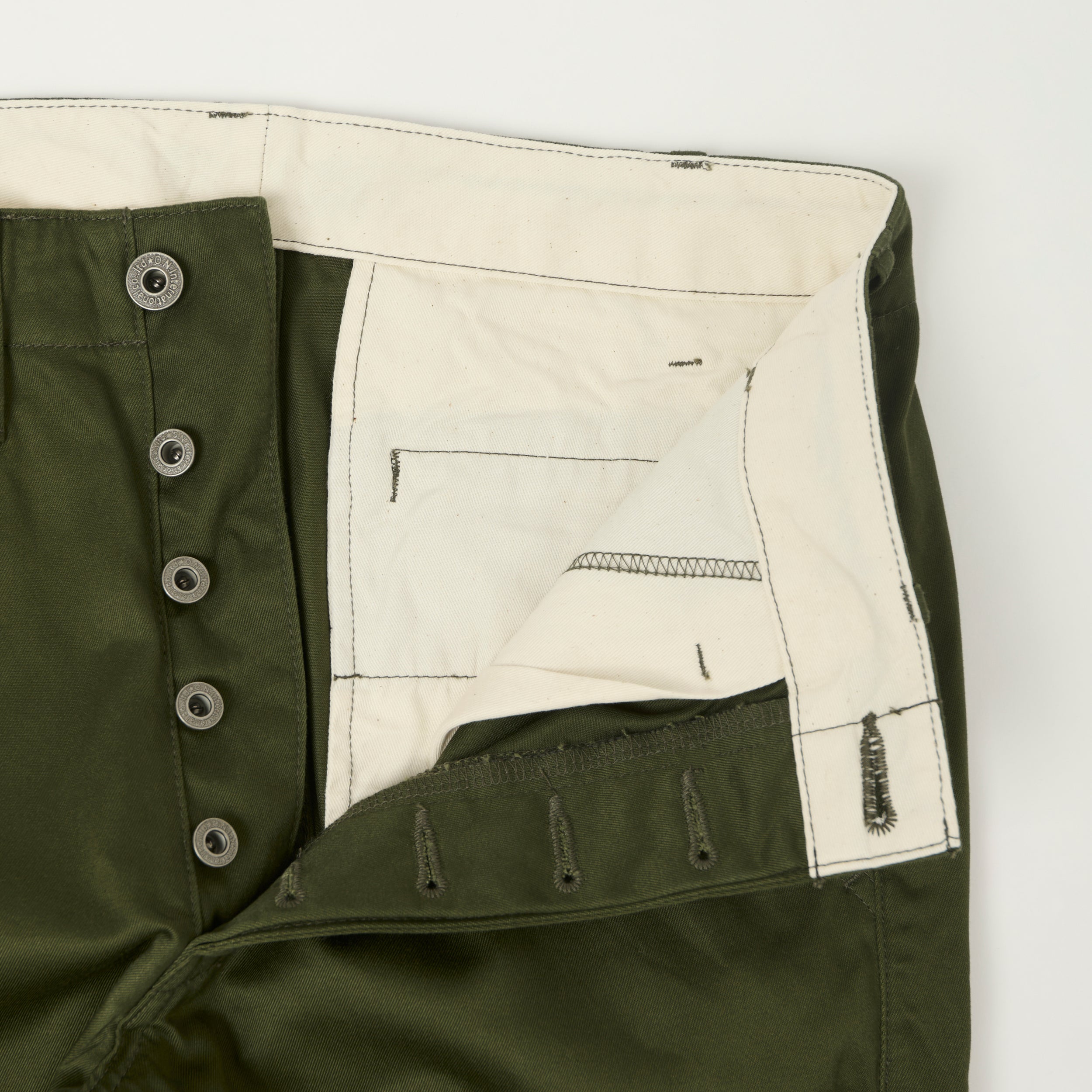 ONI Denim 747-WP Slim Straight 'West Point' Chino - Olive
