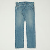 ONI 121S-ISHIKAWADAI 15oz Slim Tapered Stretch Jean - Bleach Wash