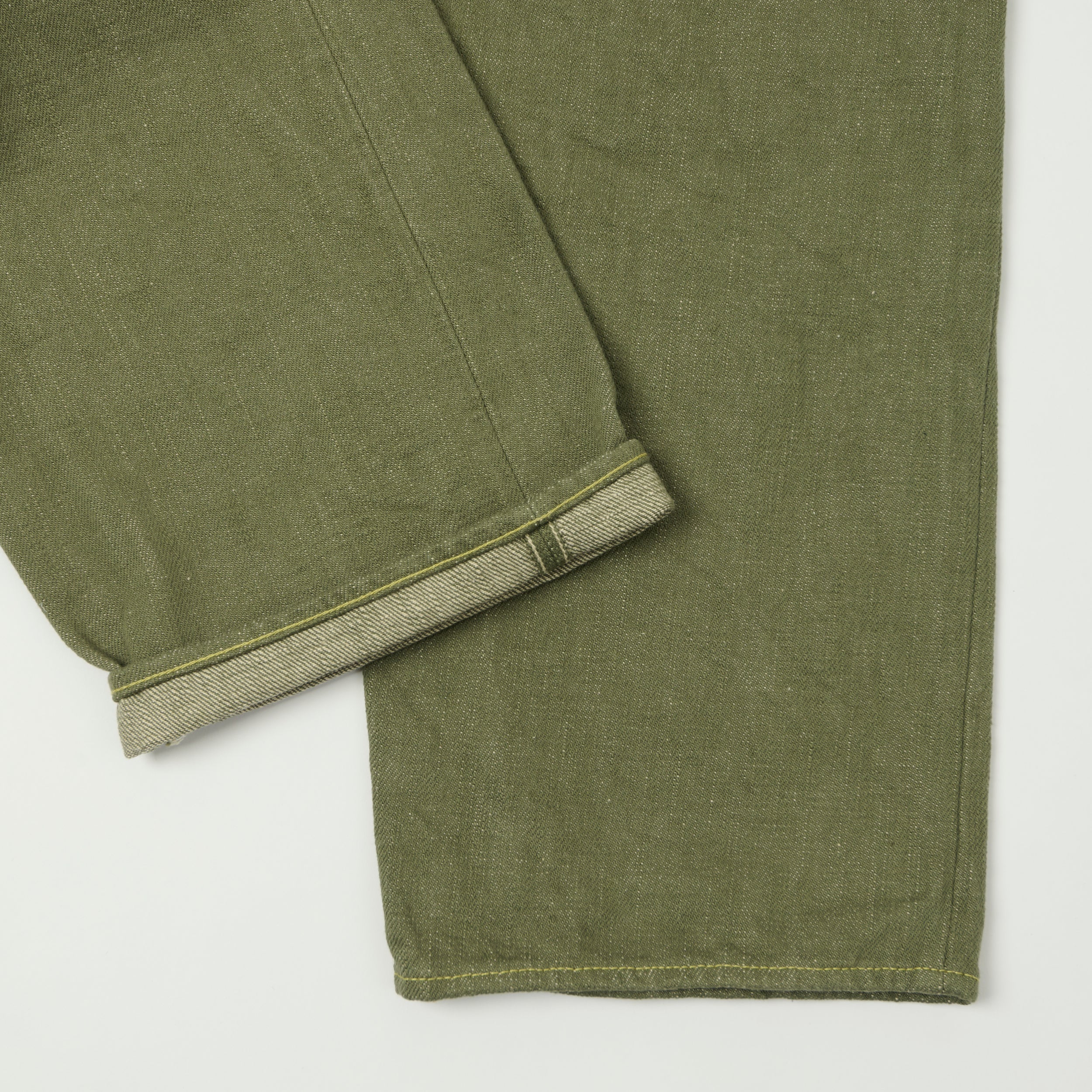 ONI Denim 822-OLD18 18oz Extra Wide Tapered Jean - Olive – SON OF