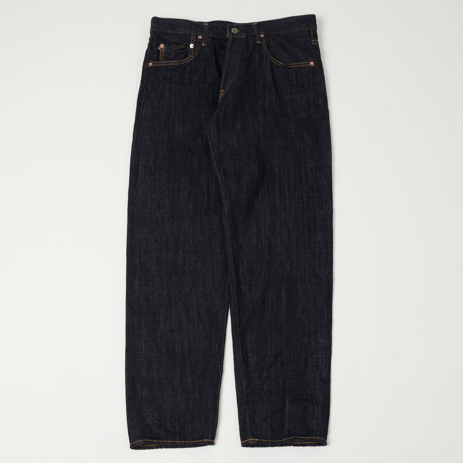 ONI Denim 860-KI KIRAKU 'Natural Indigo' 12oz Wide Taper Jean - One Wash