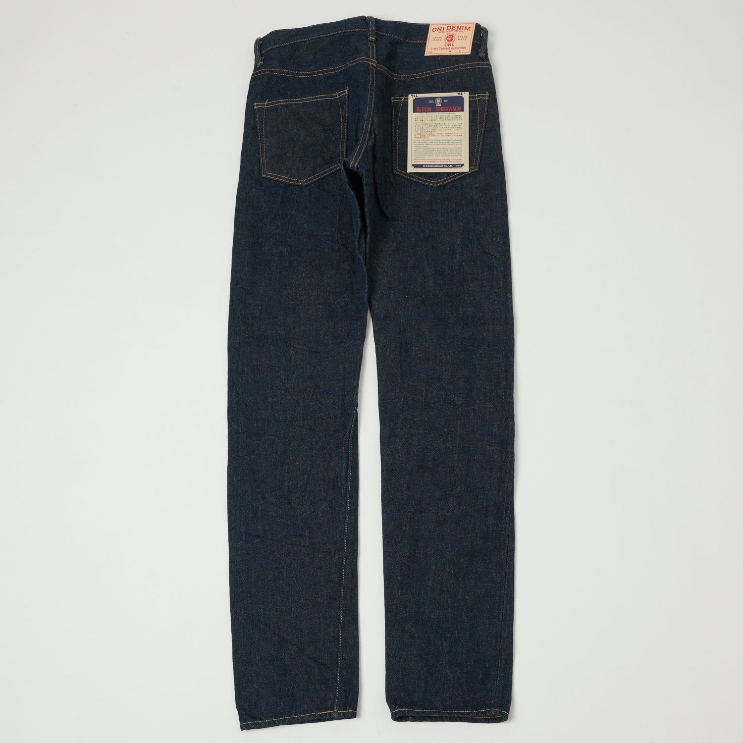 ONI Denim 246 Ishikawadai 15oz Relaxed Tapered Jean - One Wash